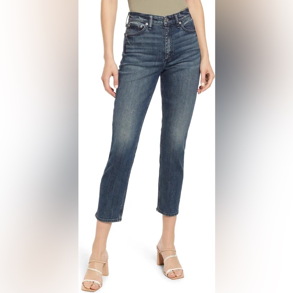 Rag & Bone Nina High Waist Ankle Cigarette Jeans